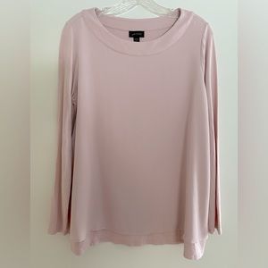 J.Jill Wearever mixed media top. Two layers.